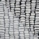 Tissu Voile de Coton Viscose Imprimé Croco Blanc 