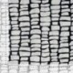 Tissu Voile de Coton Viscose Imprimé Croco Blanc 