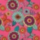 Tissu Viscose Chally Imprimé Fleurs Fuchsia