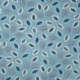 Tissu Viscose Chally Imprimé Papaye Bleu