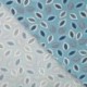 Tissu Viscose Chally Imprimé Papaye Bleu
