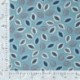 Tissu Viscose Chally Imprimé Papaye Bleu