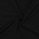 Tissu Eponge Jersey Pico Uni Noir 