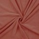 Tissu Eponge Jersey Pico Uni Terracotta
