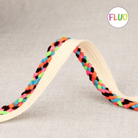 Dépassant multicolore beige