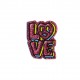 Mots paillette - Love 4,5x3,5