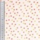 Tissu Double Gaze Imprimée Petits Pois