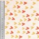 Tissu Double Gaze Imprimée Grand Coeur 
