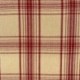 Tissu TisséTeint Ascot Gros Carreaux Rouge 