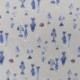 Tissu Tuna Imprimé Poissons Bleu 