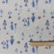 Tissu Tuna Imprimé Poissons Bleu 
