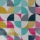Tissu Toile Ciree Colormix Blanc 