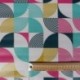 Tissu Toile Ciree Colormix Blanc 