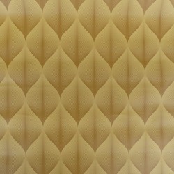 Tissu Toile Ciree Kalini Jaune 
