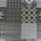 Tissu Toile Ciree Kario Noir 