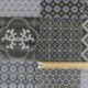 Tissu Toile Ciree Kario Noir 
