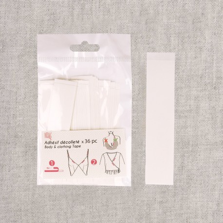 Bandes adhesives pour dec ollete *36 85mm Blanc - 