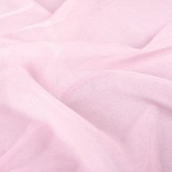 Tissu Maille de Nylon Scintillante Rose 