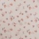 Tissu Jersey de Coton Bio Imprimé Feuille Nude