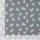 Tissu Jersey de Coton Imprimé Dino Bleu