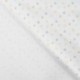 Tissu Jersey de Coton Imprimé Coeur Blanc 