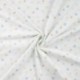 Tissu Jersey de Coton Imprimé Coeur Blanc 