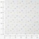 Tissu Jersey de Coton Imprimé Coeur Blanc 