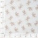 Tissu Jersey de Coton Imprimé Lapin Blanc 