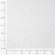 Tissu Jersey de Coton Imprimé Etoile Blanc 