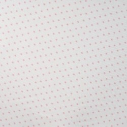 Tissu Jersey de Coton Imprimé Etoile Vieux Rose