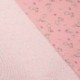 Tissu Jersey de Coton Imprimé Girafe Rose 