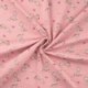 Tissu Jersey de Coton Imprimé Girafe Rose 