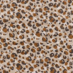 Tissu Double Gaze Imprimée Leonie