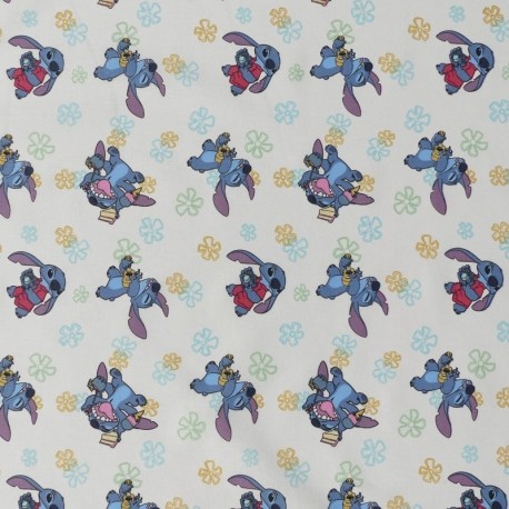 Tissu Licence Lilo&stitch Vacances Imprimé Multico