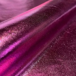 Tissu Lame Tissu Enduit Fuchsia