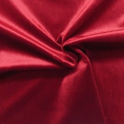 Tissu Velours Velvet Rouge 460gr/m²