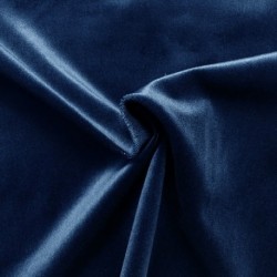 Tissu Velours Velvet Marine 460gr/m²