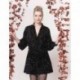 Tissu Velours Sequin Noir 