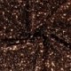 Tissu Velours Sequin Bronze 