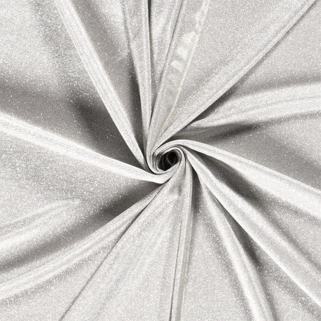 Tissu Jersey Lurex Argent