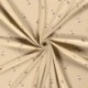 Tissu Jersey de Coton Imprimé Renard Beige