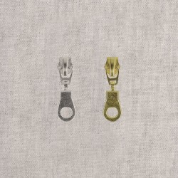 Curseur spirale or/argent