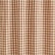 Tissu Ferret Toile Gros Carreaux Terracotta 