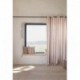 Tissu Landes Toile Grosse Rayure Terracotta 