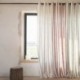 Tissu Landes Toile Grosse Rayure Beige 
