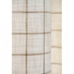 Tissu Pyla Toile Carreaux Beige
