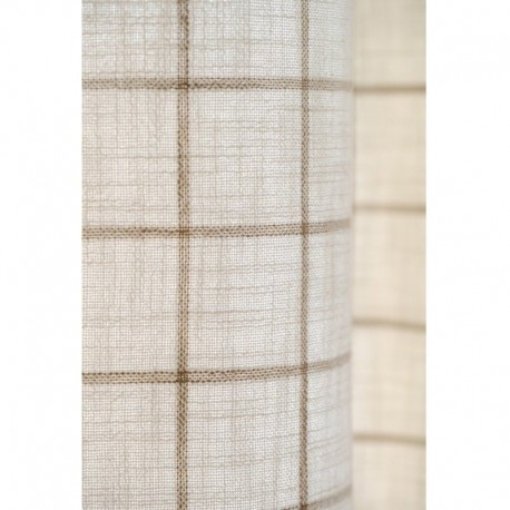 Tissu Pyla Toile Carreaux Beige