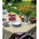 Tissu Cretonne Oliveraie All Over Creme 