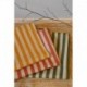 Tissu Toile de Jute Imprimée Porto Jaune