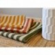 Tissu Toile de Jute Imprimée Porto Jaune